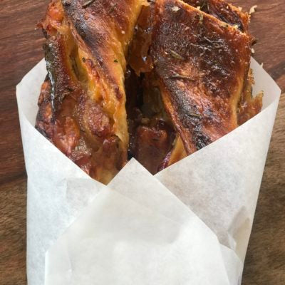 Rosemary Candied Bacon Twist with Swiss Cheese (4 twists per bundle)